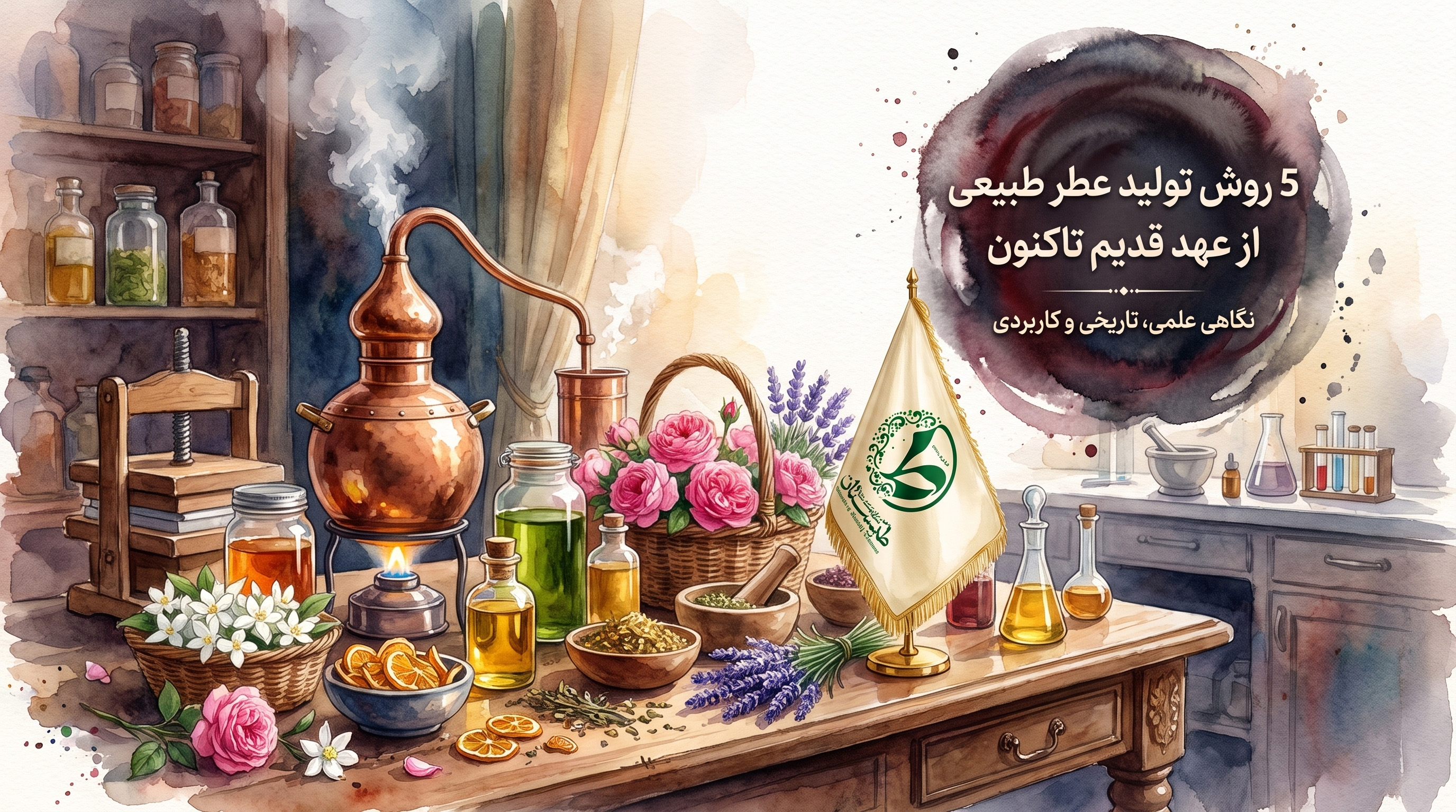 روش تولید عطر طبیعی